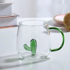 Glass Tea Mug Borosilicate Heat-Resistant 3D Animal