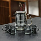 Glass Teapot Magnetic Filter Tea-Release Switch