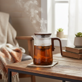 Glass Teapot Removable Stainless Steel Infuser