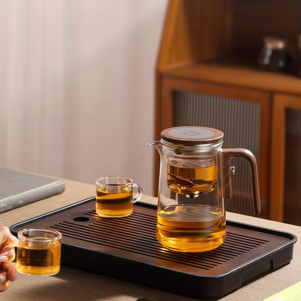 Glass Teapot Removable Stainless Steel Infuser