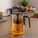 Glass Teapot Removable Stainless Steel Infuser