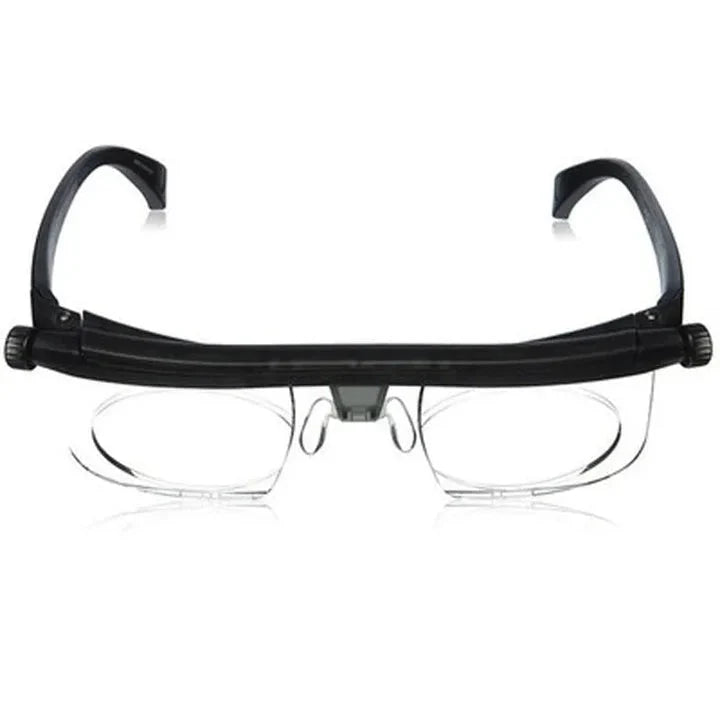 Glasses Adjustable Focus Rotating Dial Lightweight No Prescription