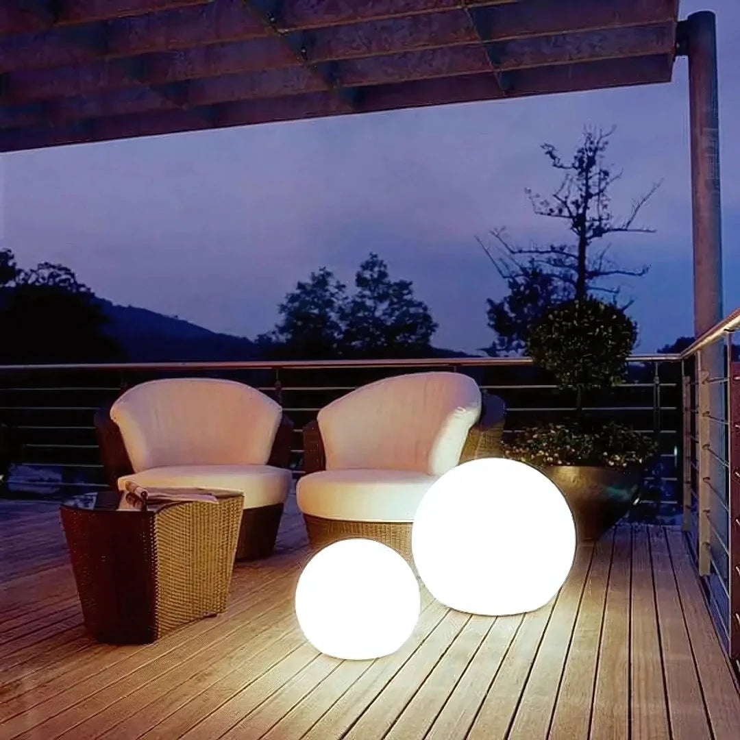 Globe Lamp IP65 Waterproof USB Rechargeable Multicolor