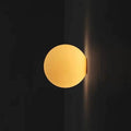 Globe Wall Sconce Integrated LED Frosted Glass