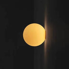 Globe Wall Sconce Integrated LED Frosted Glass