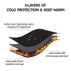 Gloves Fleece-Lined Touchscreen-Compatible Nonslip Grip