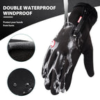 Gloves Fleece-Lined Touchscreen-Compatible Nonslip Grip