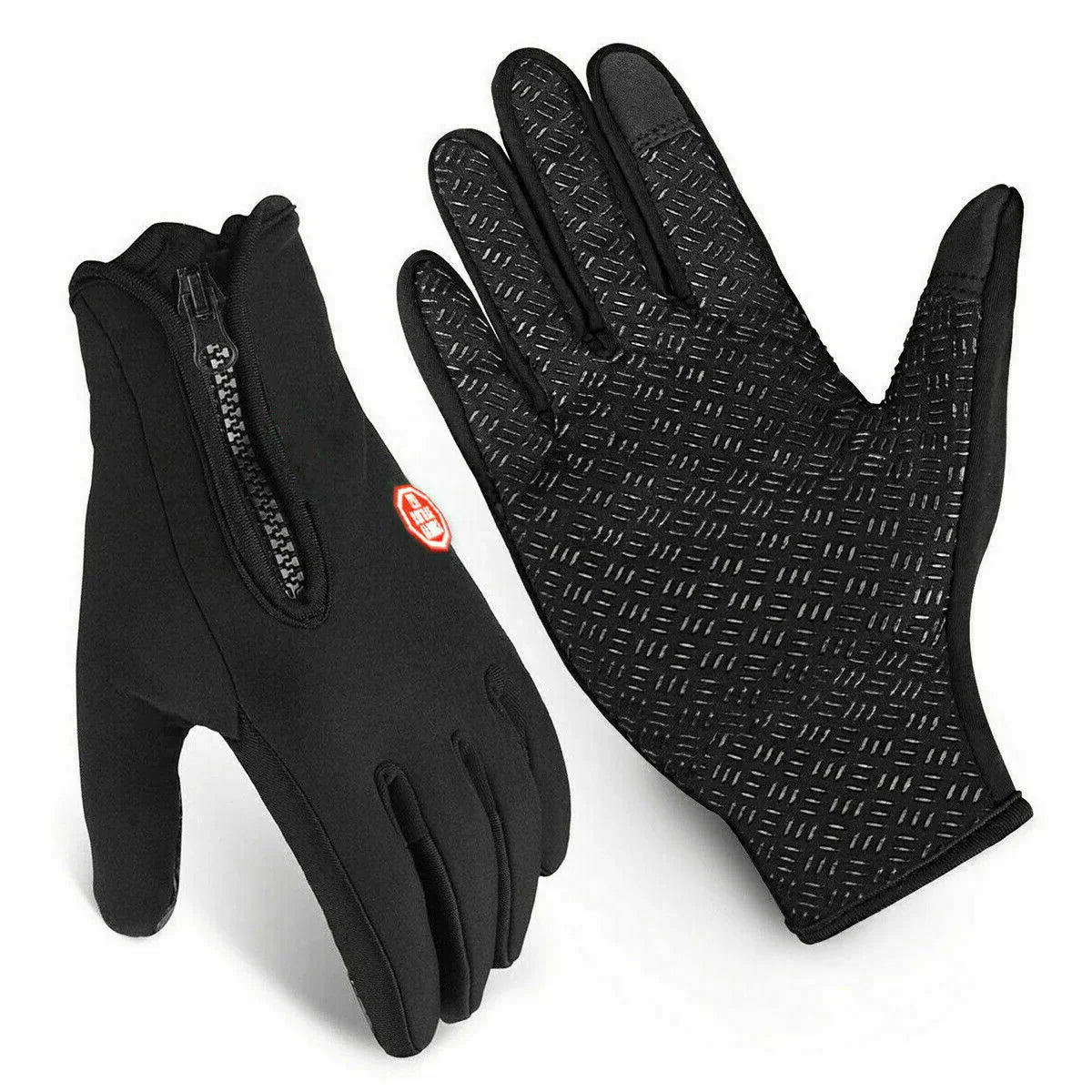 Gloves Fleece-Lined Touchscreen-Compatible Nonslip Grip