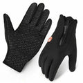 Gloves Insulated Conductive Threads Textured Grip