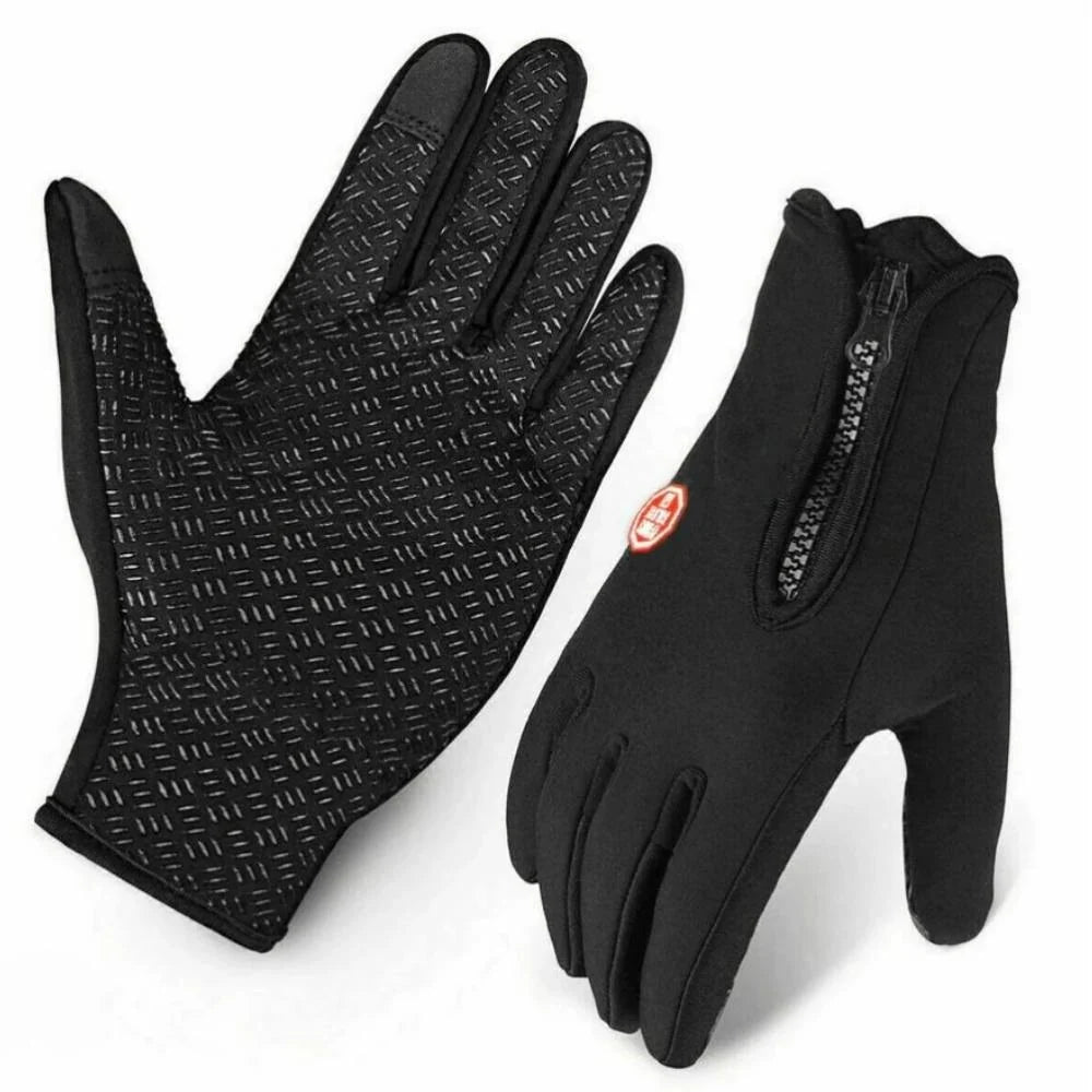 Gloves Insulated Conductive Threads Textured Grip