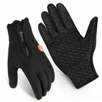 Gloves Insulated Conductive Threads Textured Grip