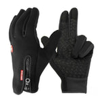 Gloves Insulated Conductive Threads Textured Grip