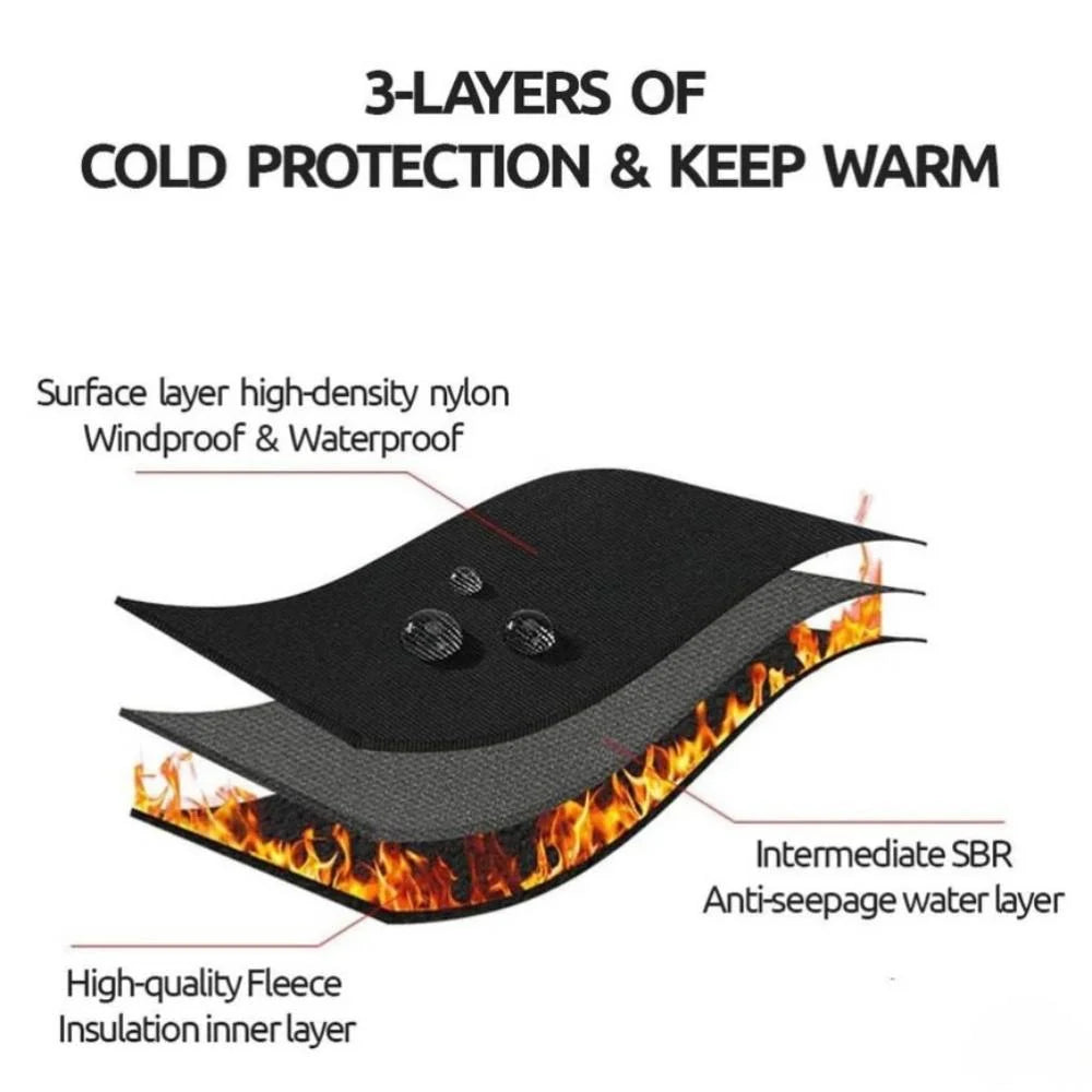 Gloves Insulated Conductive Threads Textured Grip