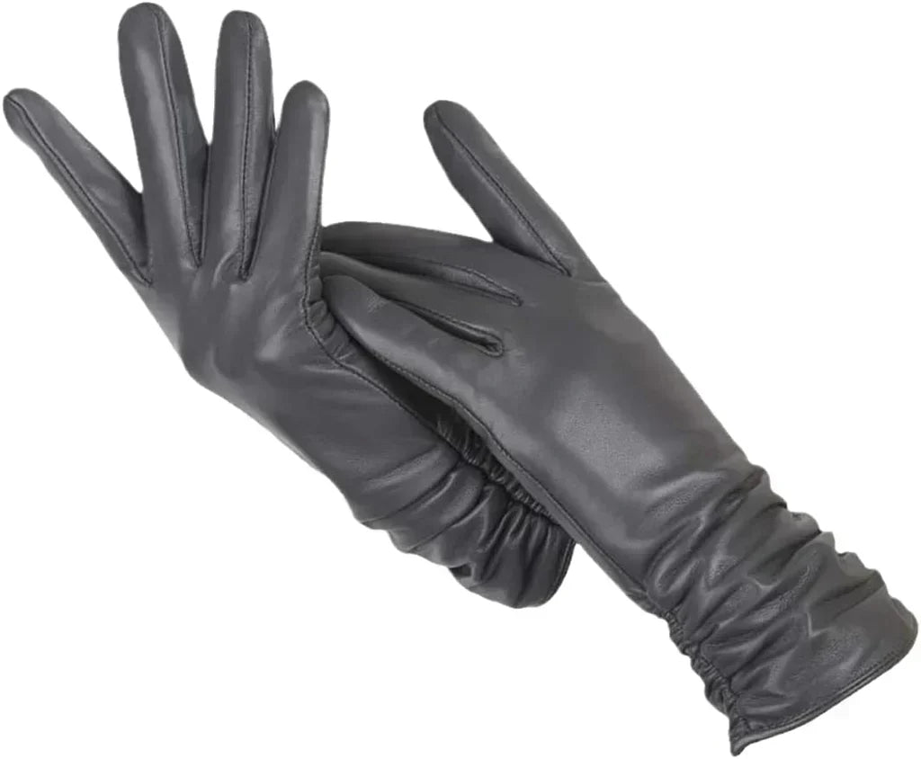 Gloves Natural Leather Wool Lined