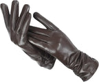 Gloves Natural Leather Wool Lined