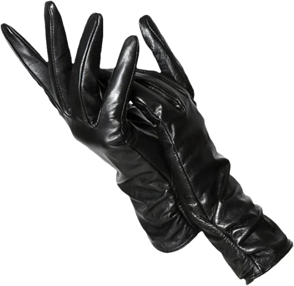Gloves Natural Leather Wool Lined