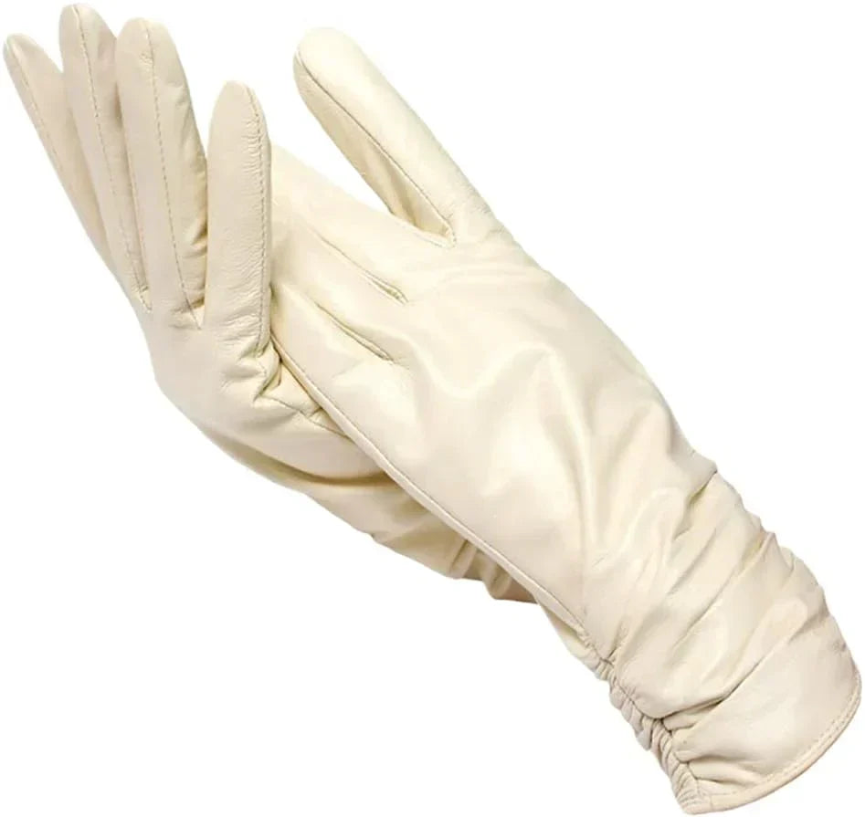 Gloves Natural Leather Wool Lined
