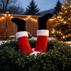 Gloves Plush Warm Santa Design One Size Fits Most