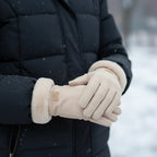 Gloves Touchscreen Compatible Plush Lined Snug Fit