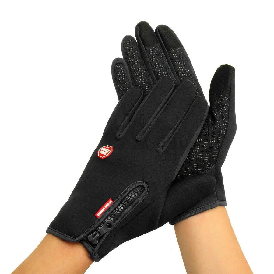 Gloves Touchscreen Insulated Fleece Anti-Slip Palm