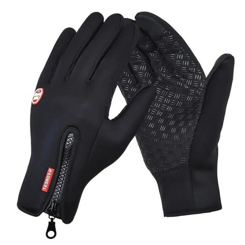 Gloves Touchscreen Insulated Fleece Anti-Slip Palm