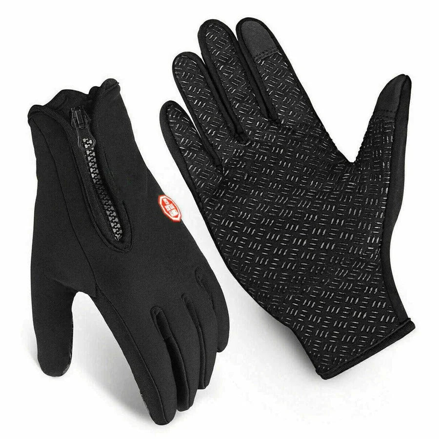 Gloves Touchscreen Insulated Fleece Anti-Slip Palm
