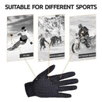 Gloves Touchscreen Insulated Fleece Anti-Slip Palm