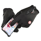 Gloves Touchscreen Insulated Fleece Anti-Slip Palm