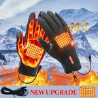 Gloves USB Heated Adjustable Waterproof & Windproof Touchscreen