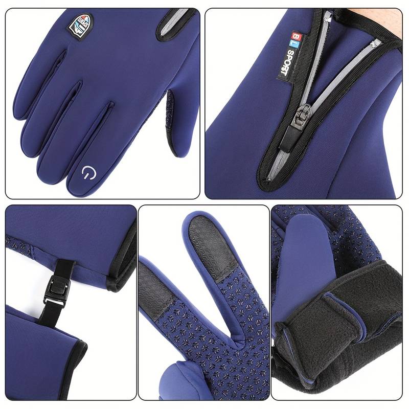 Gloves USB Heated Adjustable Waterproof & Windproof Touchscreen