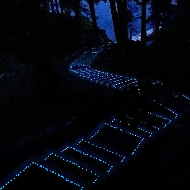 Glowing Pebbles Light-Activated Waterproof Reusable