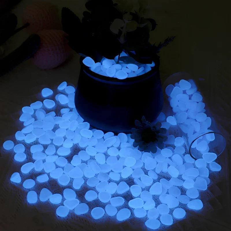 Glowing Pebbles Light-Activated Waterproof Reusable