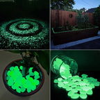 Glowing Pebbles Light-Activated Waterproof Reusable