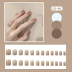 Glue-On Nail Set Glossy Non-Toxic