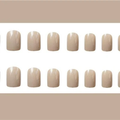 Glue-On Nail Set Glossy Non-Toxic