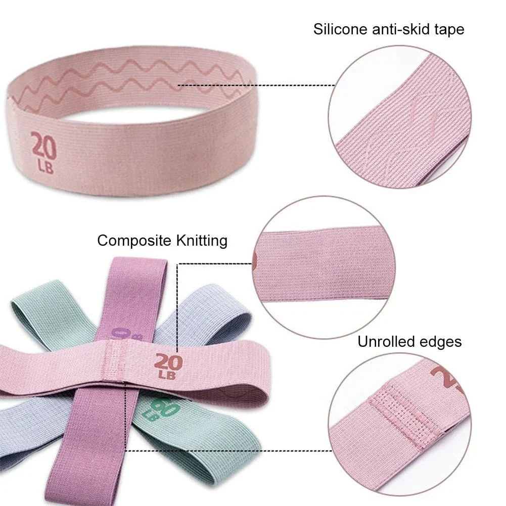 Glute Loop Resistance Band Non-Slip Silicone Grip