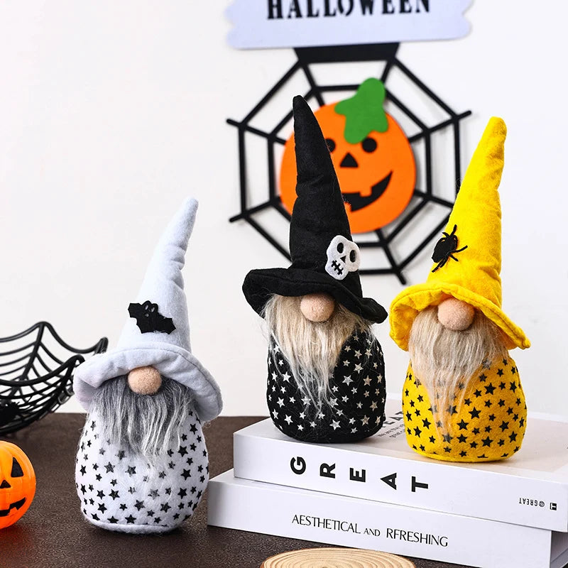 Gnome Figure Tall Spider Hat Durable Fabric