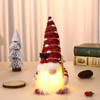 Gnome Lamp Knitted Hat Plug-In Warm White LED
