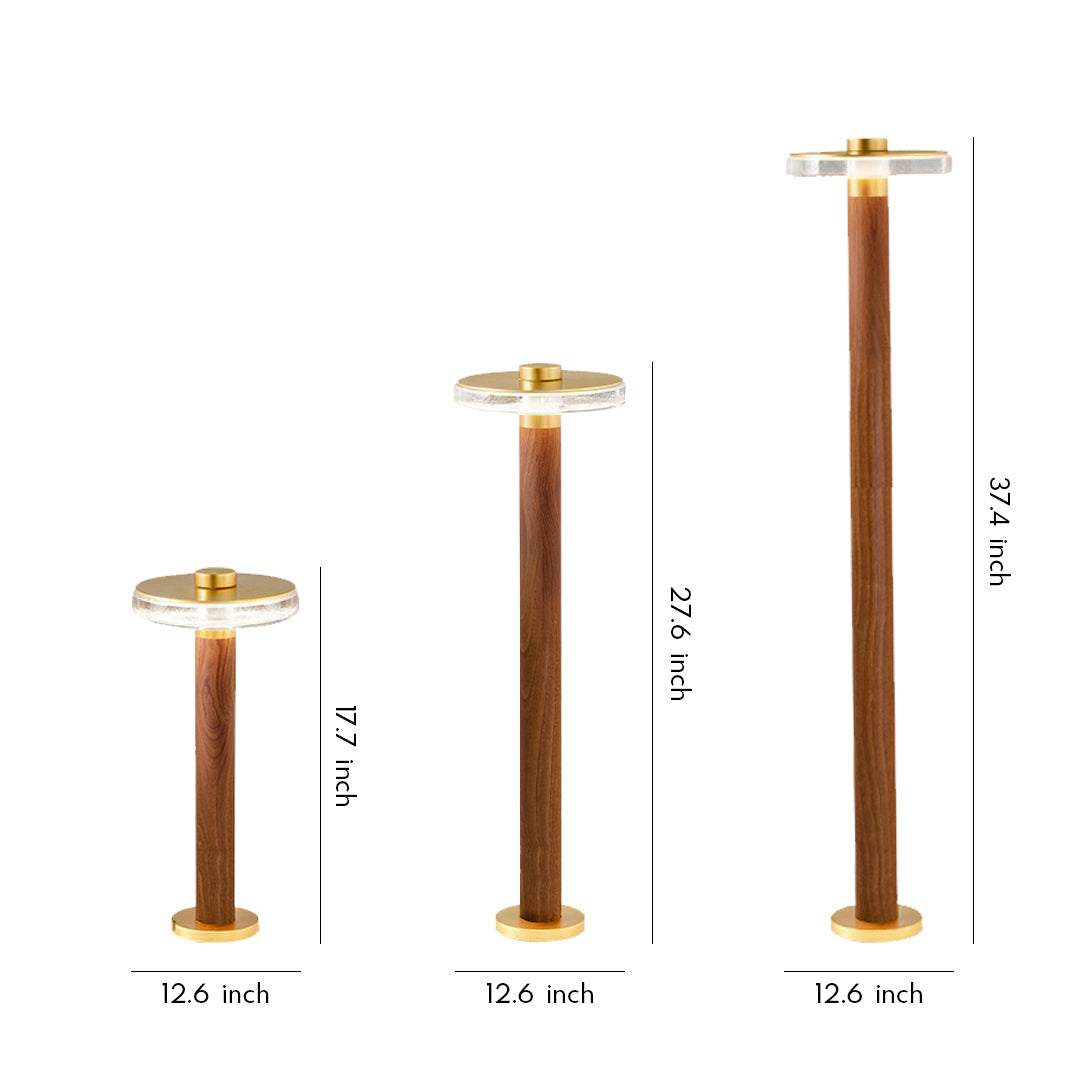 Gold-Finish Die-Cast Aluminum Path Light (Hardwired, IP65)