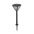 Gold-Rubbed Copper Solar Path Light (Integrated LED)