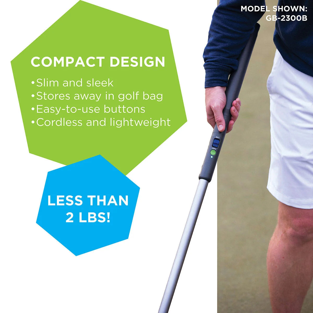 Golf Air Blower Cordless Rechargeable 80 MPH