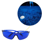 Golf Ball-Finding Glasses Blue Contrast Lenses Polycarbonate Frame