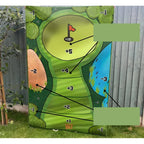 Golf Chipping Mat Portable Foldable 16 Sticky Balls