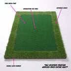 Golf Practice Mat Floating Regulation Cup Balls & Flag