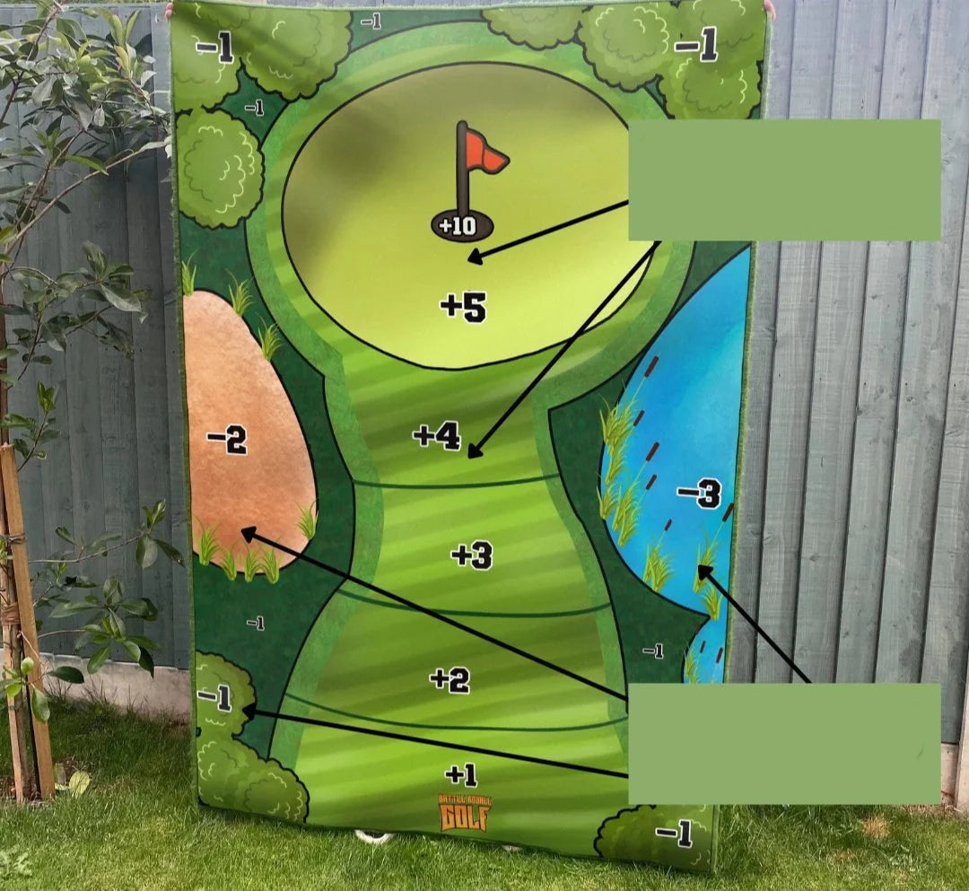 Golf Practice Set Velcro Target Foldable Carry Bag