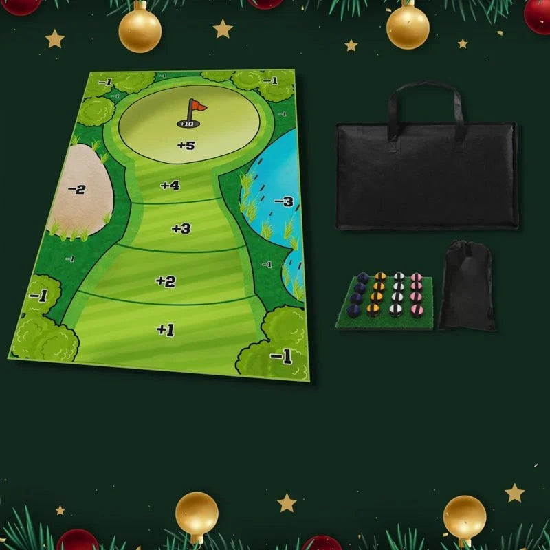 Golf Practice Set Velcro Target Foldable Carry Bag
