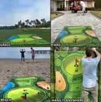 Golf Practice Set Velcro Target Foldable Carry Bag