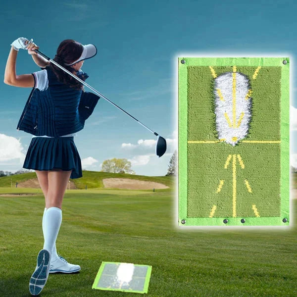 Golf Swing Training Mat Instant Divot Feedback