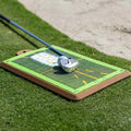 Golf Swing Training Mat Sequin Feedback Clip & Stake