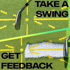 Golf Training Mat Instant Swing Feedback Compact
